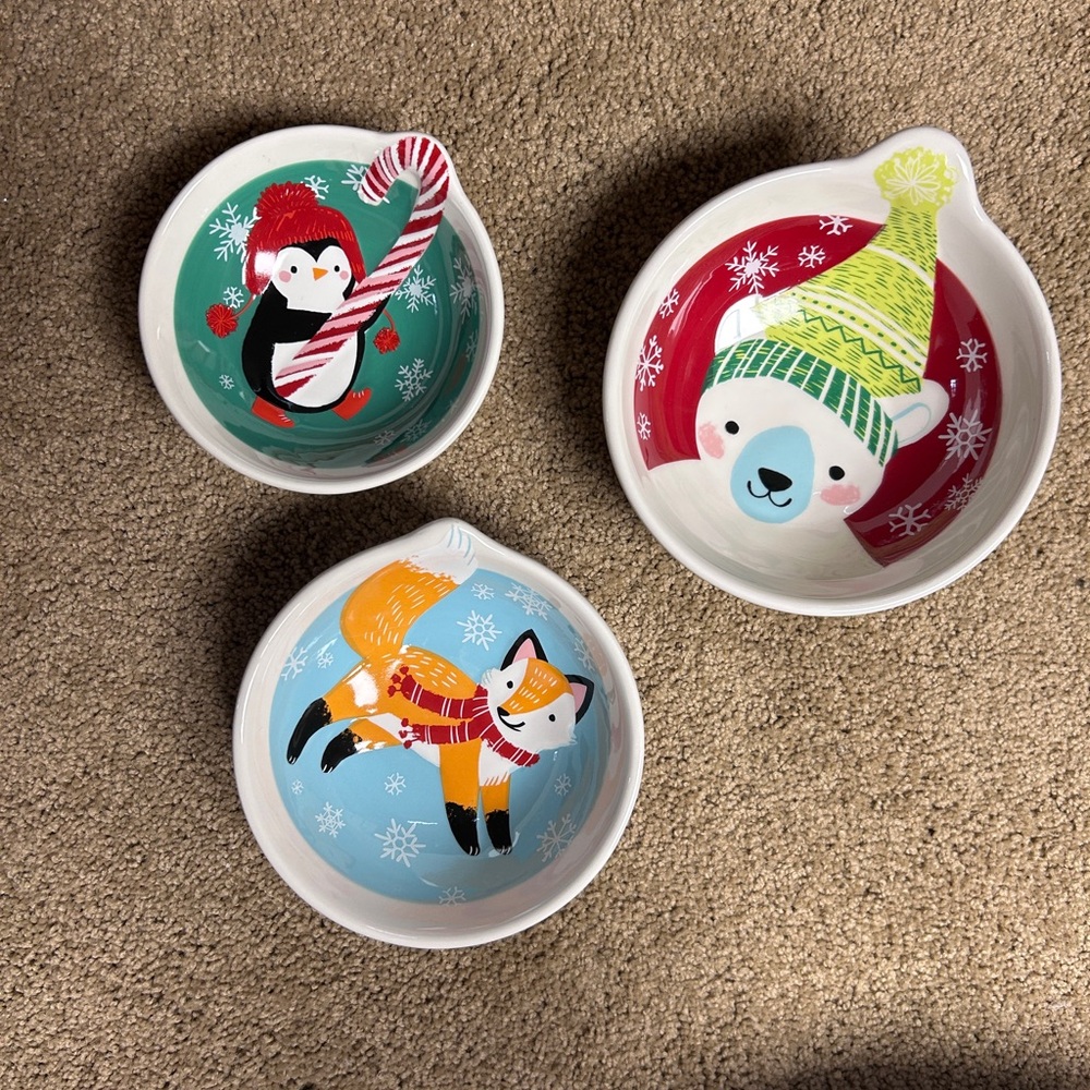 Holiday Animal Nesting Bowls